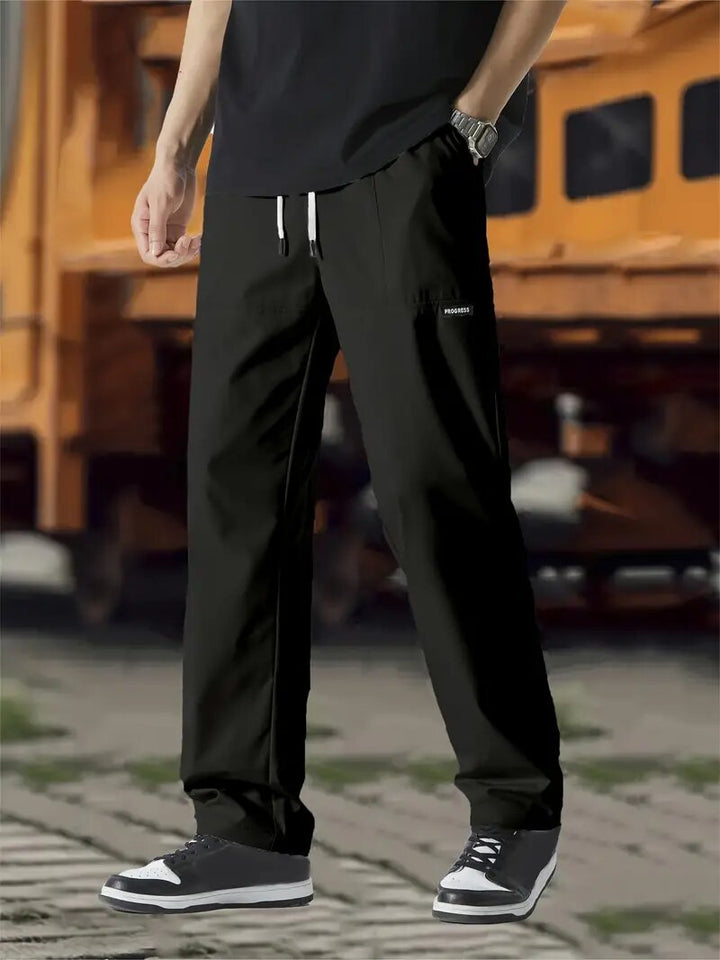 Herren Bequeme und Stilvolle Freizeithose Echo Archiv