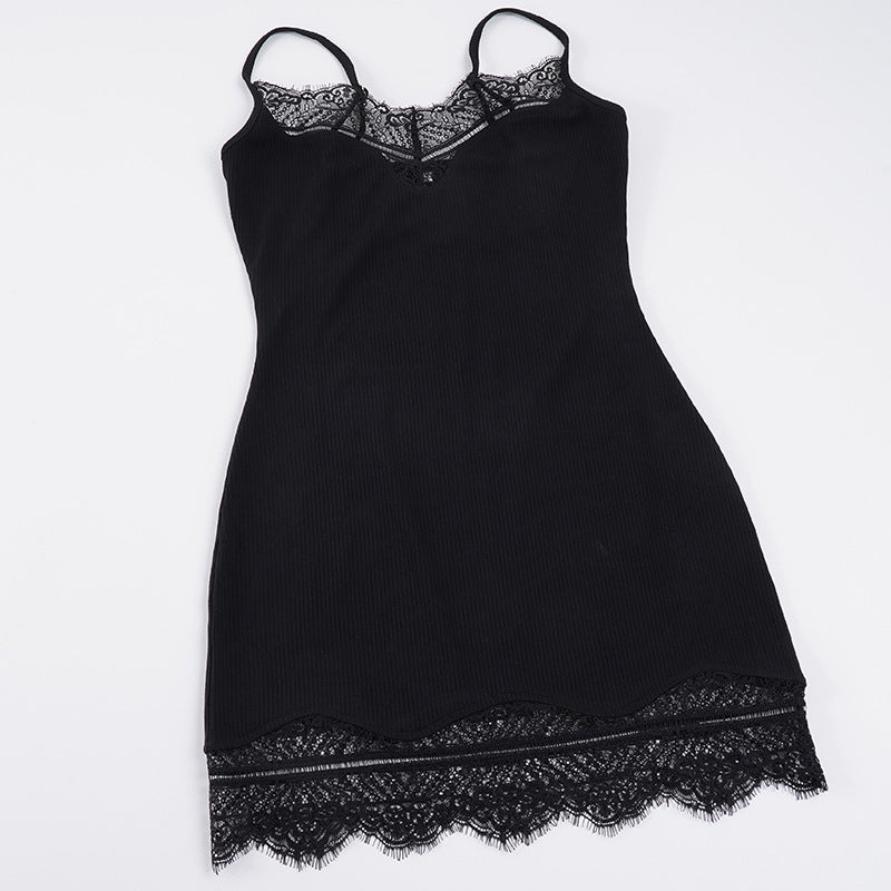 Damen Spitzen-Nachtkleid im figurbetonten Schnitt Echo Archiv