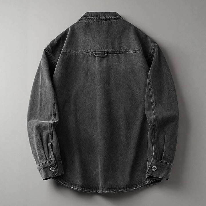 Herren Robustes Denim Hemd Bluse Echo Archive