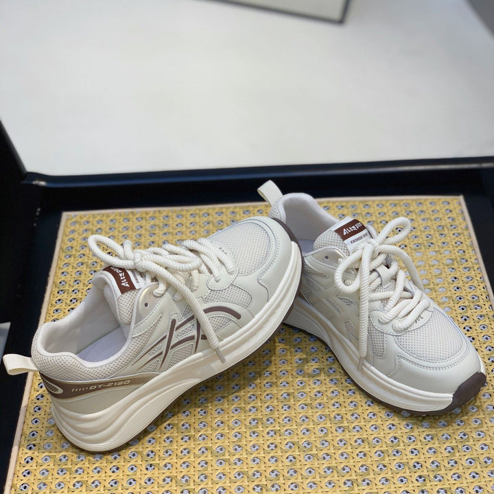 Damen Sportive Chunky-Sneaker mit luftigen Mesh-Einsätzen und robuster Profilsohle – Névara