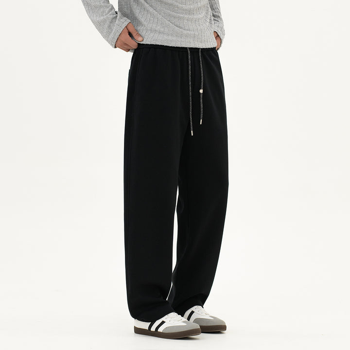 Herren Weiche Relax-Fit Jogginghose mit weitem Bein und Kordelzug Echo Archiv