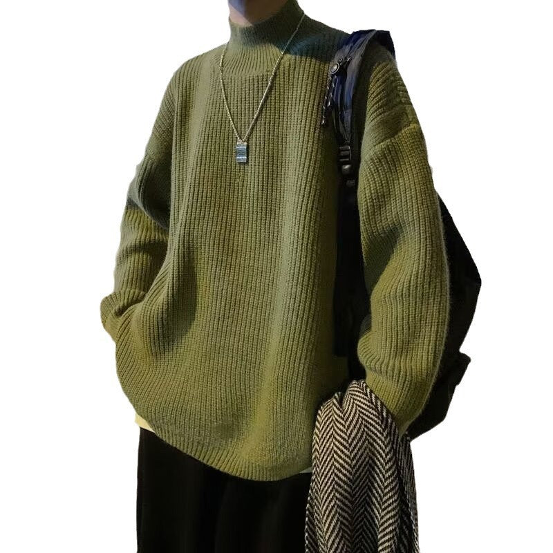 Damen Grobstrickpullover mit hohem Kragen Echo Archiv