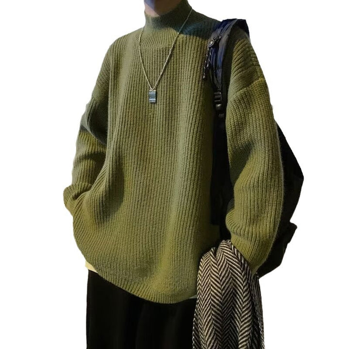 Damen Grobstrickpullover mit hohem Kragen Echo Archiv