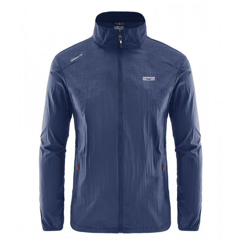 Herren Leichte Outdoor-Jacke mit hohem Kragen Echo Archiv
