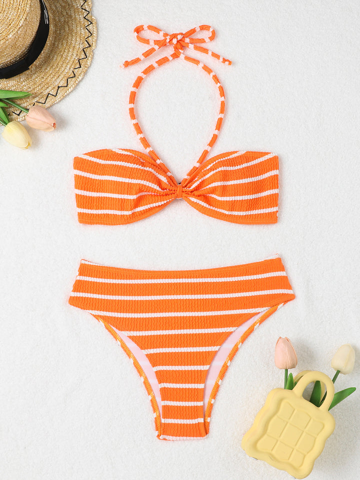 Damen Bandeau Bikini mit raffiniertem Knoten Echo Archiv