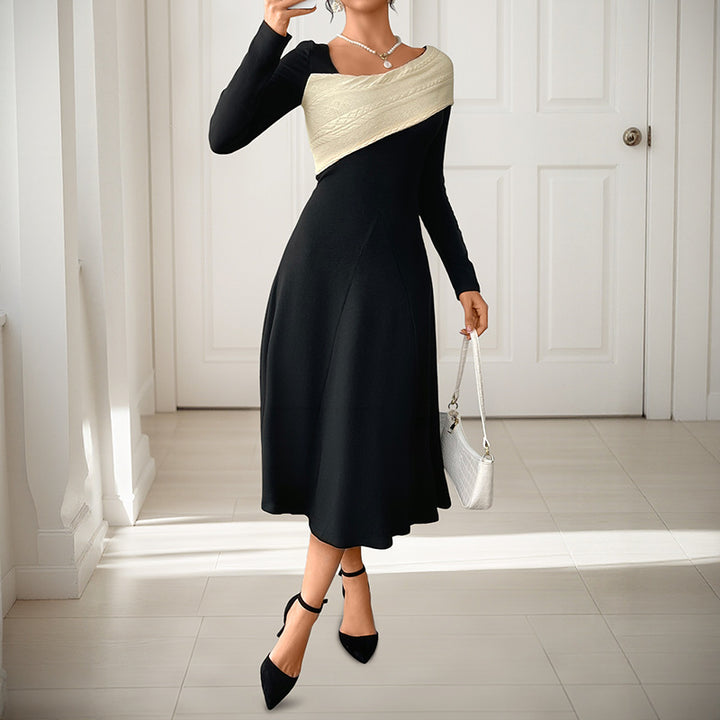 Damen Elegantes Maxikleid mit schulterfreier Optik Echo Archiv