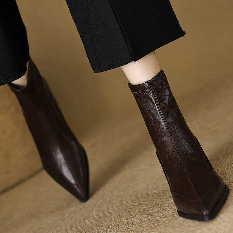 Damen Elegante spitze Stiefeletten Echo Archiv