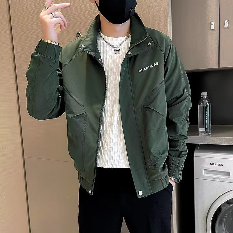 Männermode Übergangsjacke mit funktionalen Taschen Echo Archive