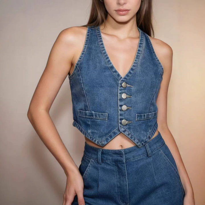 Damen Jeansweste Echo Archiv