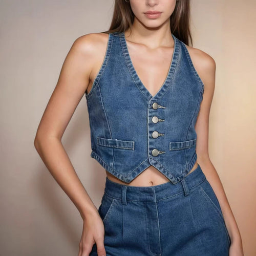 Damen Jeansweste Echo Archiv