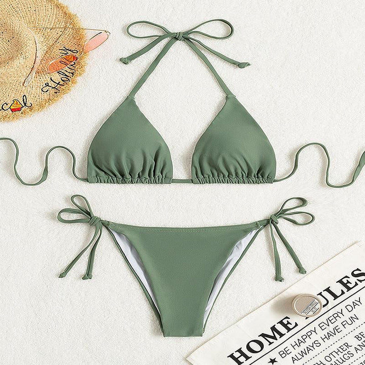 Damen Triangel-Bikini mit verstellbaren Trägern und raffiniertem Schnitt Echo Archiv