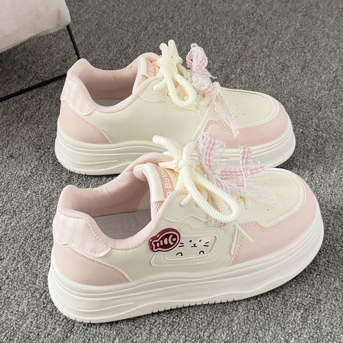 Damen Sportliche Sneakers mit verspieltem Katzenmotiv und bequemer Dämpfung Echo Archiv