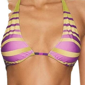Damen Triangel-Bikini mit auffälligem Wellenmuster Echo Archiv