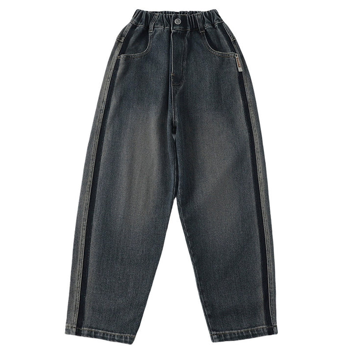 Unisex oversized Baggy-Jeans mit einzigartigem Taschen-Design Echo Archiv