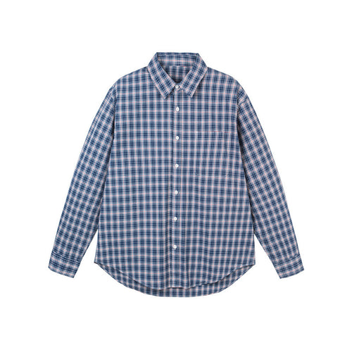 Herren Legeres Karo-Hemd im Overshirt-Stil mit Button-Down-Kragen und abgerundetem Saum Echo Archiv