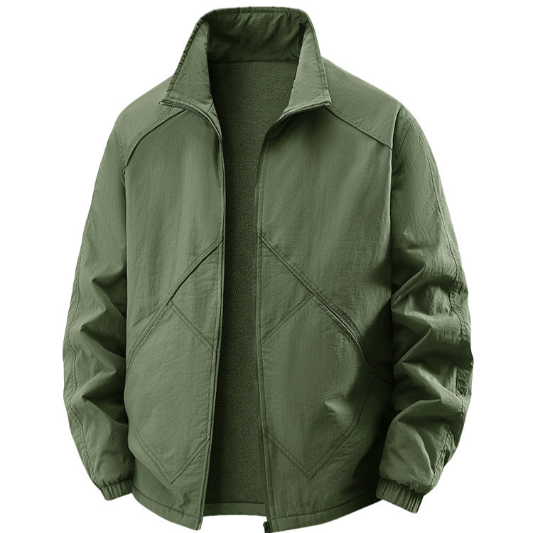 Herren Leichte Übergangsjacke mit Fleece-Futter Echo Archiv