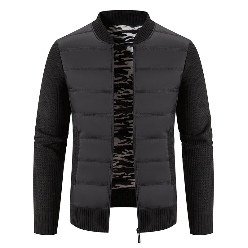 Herren lässige Übergangsjacke mit modernem Design und funktionalen Details Echoarchiv