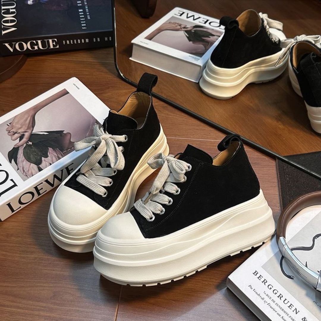 Damen Sneakers mit dickem Plateau und atmungsaktivem Obermaterial Echo Archiv
