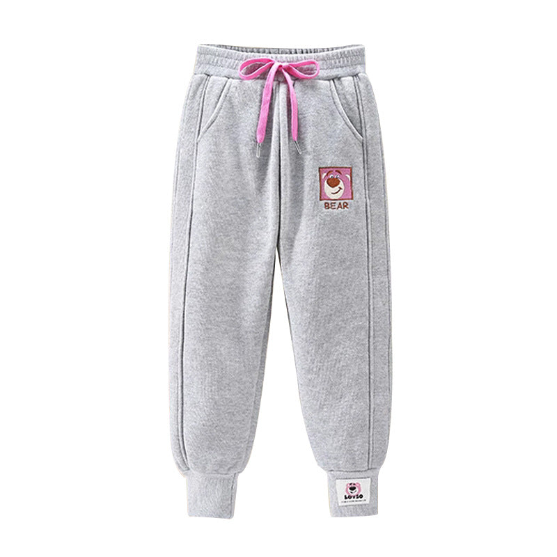 Damen bequeme Sweatpants mit aufgesticktem Motiv und elastischem Bund Echo Archiv