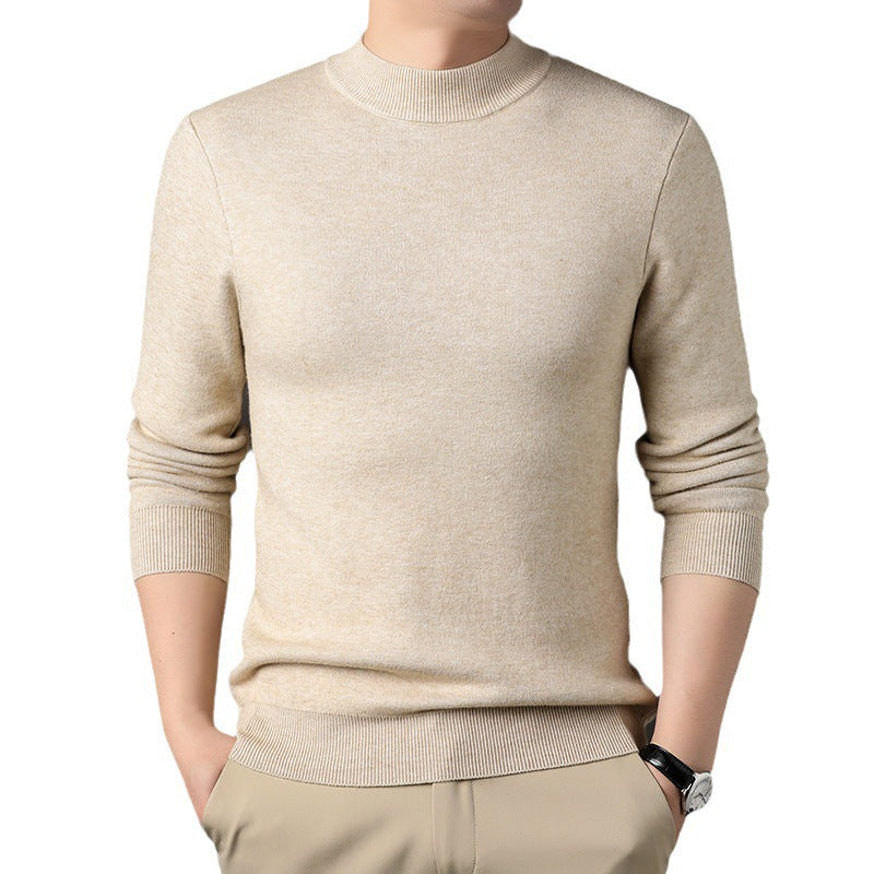 Herren Feiner Rollkragenpullover aus hochwertiger Baumwollmischung Echoarchiv
