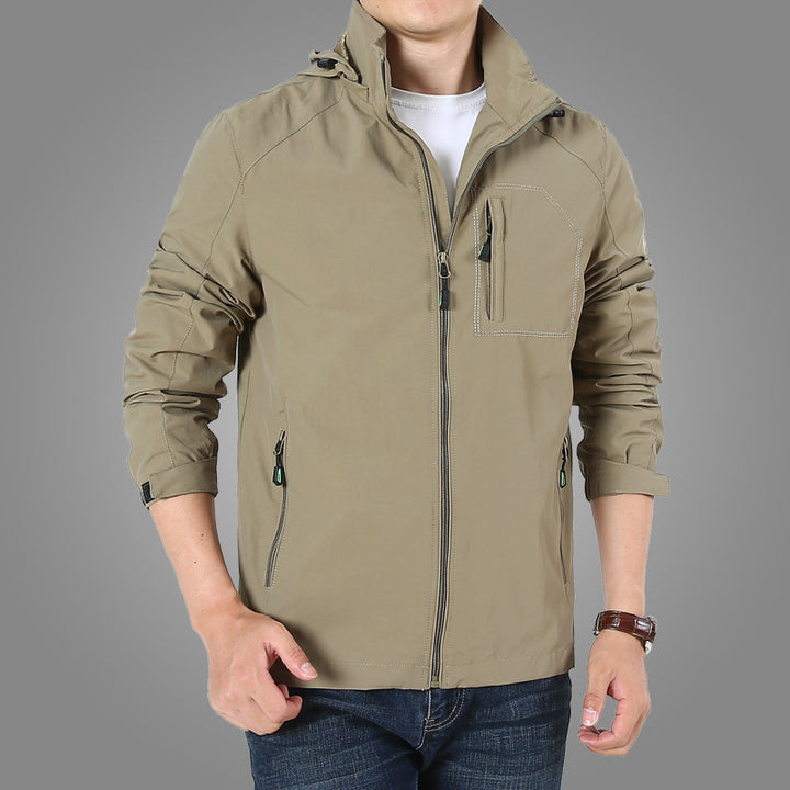 Herren leichter atmungsaktiver Fieldparka mit Mesh‑Futter und Kapuze Echoarchiv