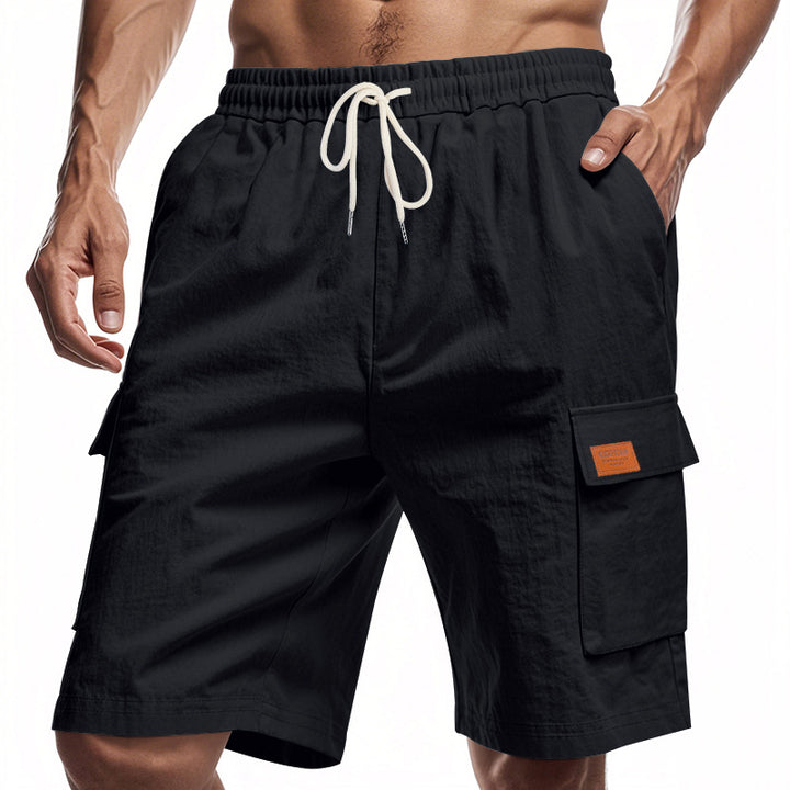 Herren Cargo-Shorts mit vielseitigen Taschen und elastischem Bund Echoarchiv