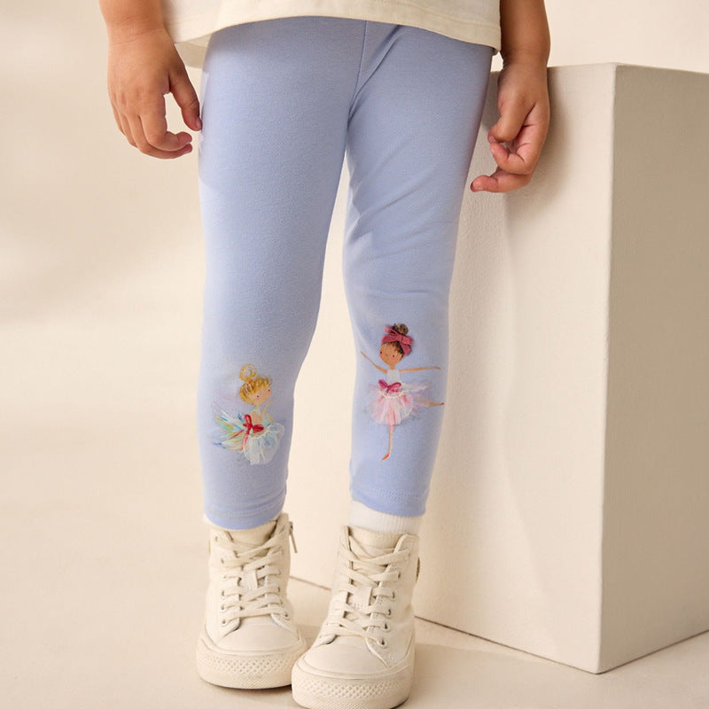 Mädchen Leggings mit Ballettmotiv Echo Archiv