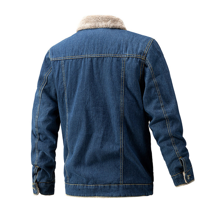 Herren Denimjacke mit Fleece-Futter Echo Archiv