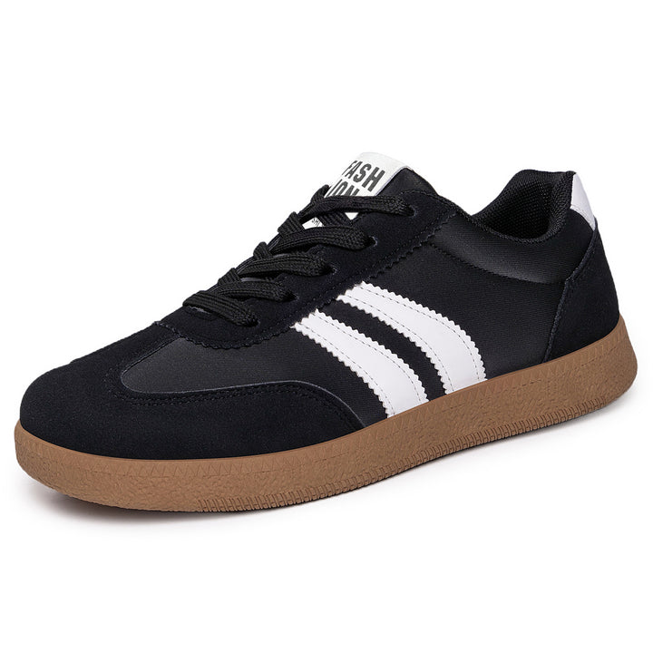 Herren nan retro Sneaker mit Velours- und Textilobermaterial, klassischer Drei-Streifen-Optik und profilierter Gumminsohle Echo Archiv