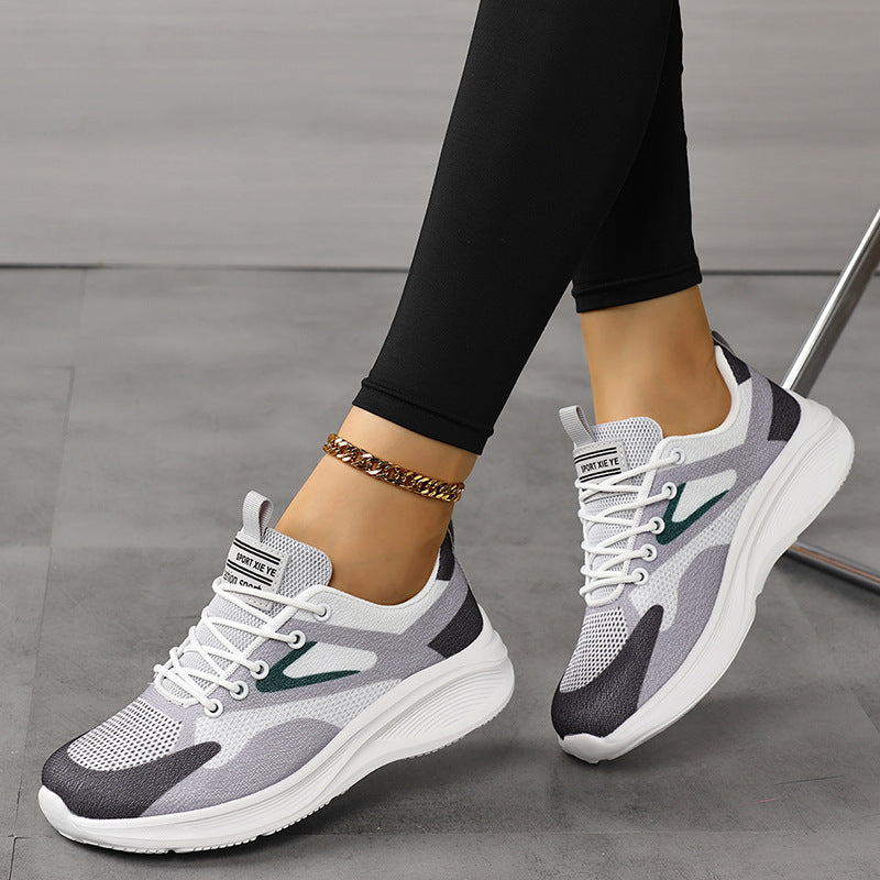 Damen Leichte Mesh-Laufschuhe mit gedämpfter EVA-Plateausohle und Komfort-Fußbett – Lioré