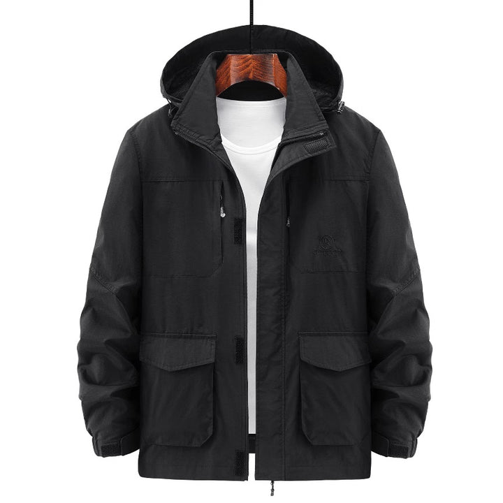 Herren Robuste Wetterjacke mit praktischen Taschen Echo Archiv