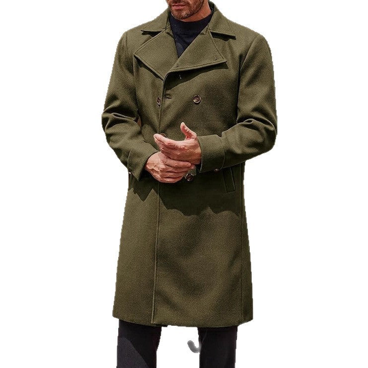 Herren eleganter wendbarer Wollmantel Echoarchiv