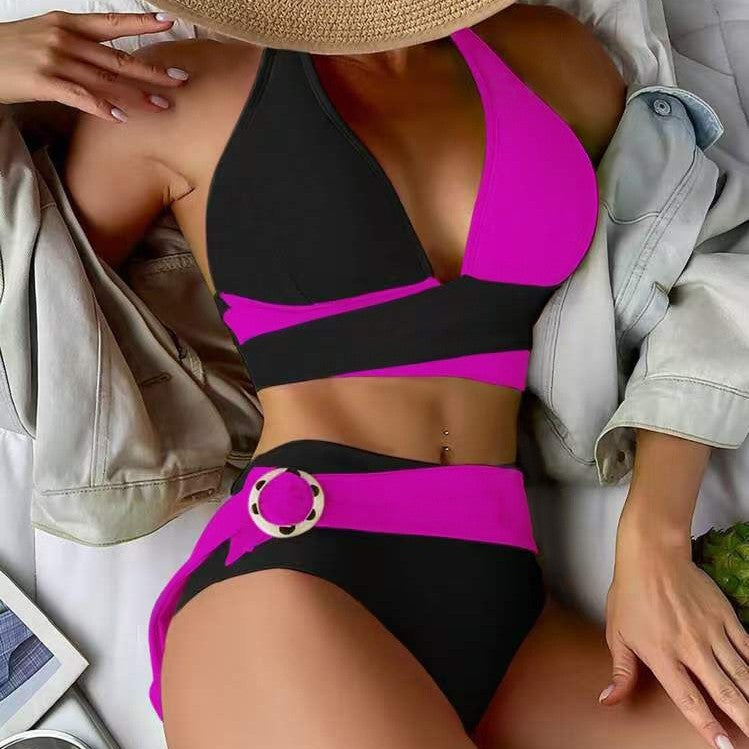 Damen Bikini-Set mit modernem Schnitt und kreativem Design Echo Archiv