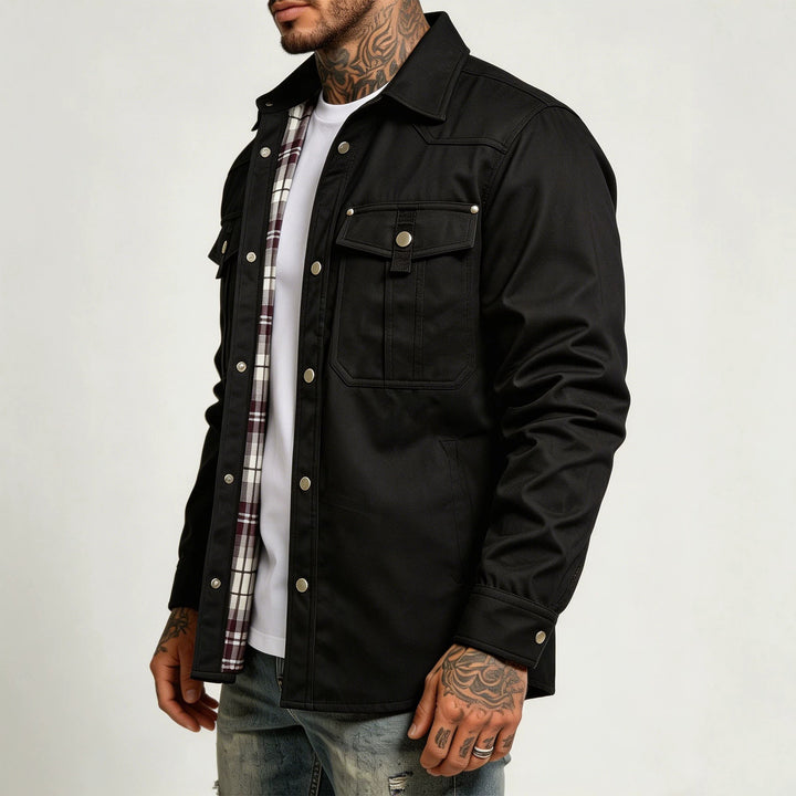 Herren Canvas-Hemdjacke Echoarchiv