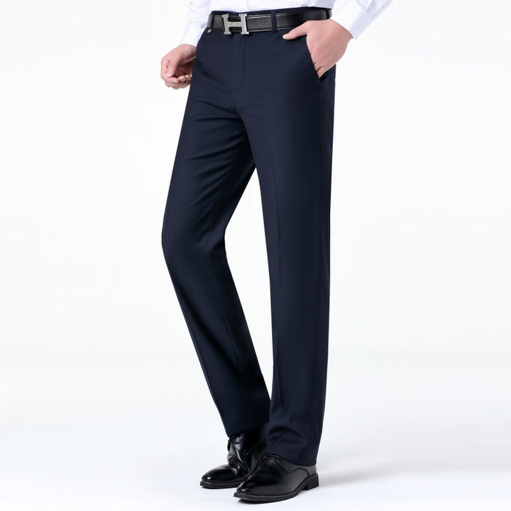 Herren elegante Anzughose mit feinem Strukturdesign Echoarchiv