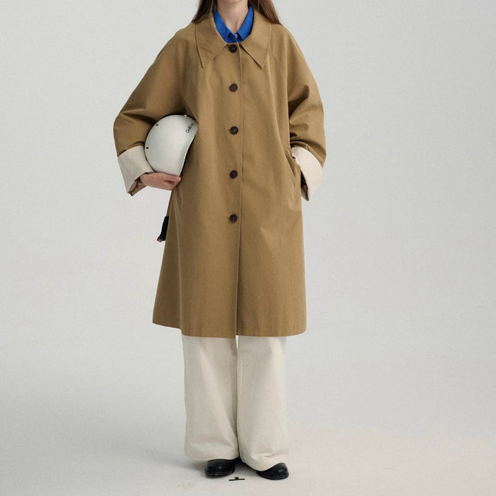 Damen Übergroßer City-Trenchcoat Echoarchiv