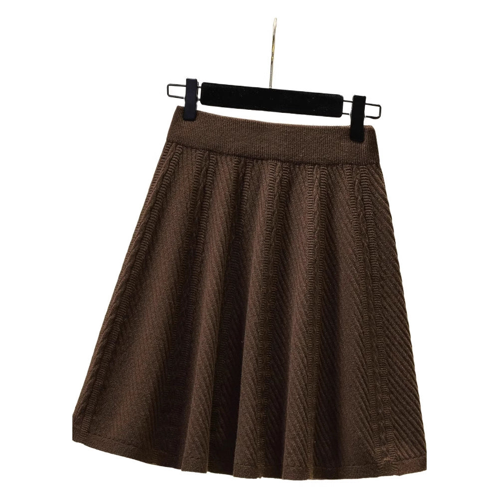 Damen Gemusterter Strickrock Echo Archiv