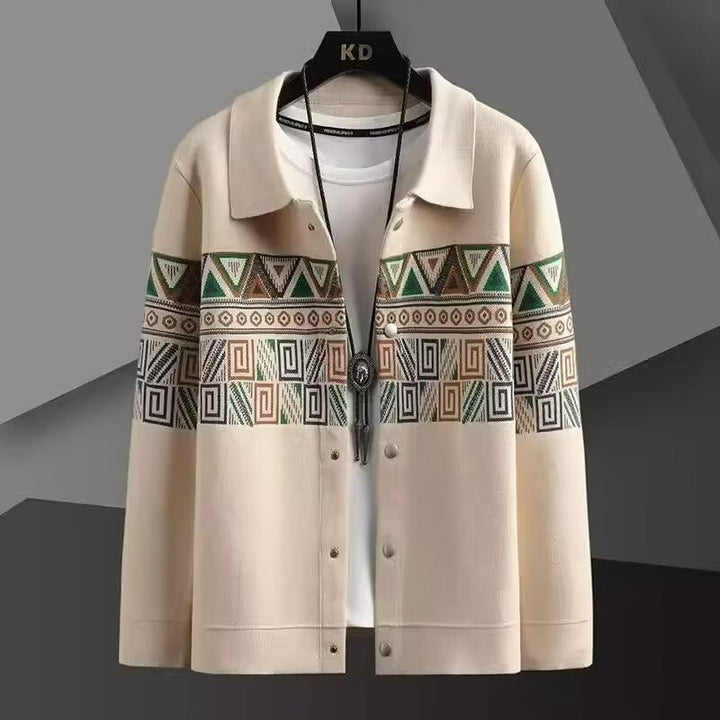 Damen Jacke mit einzigartigem geometrischem Muster Echoarchiv