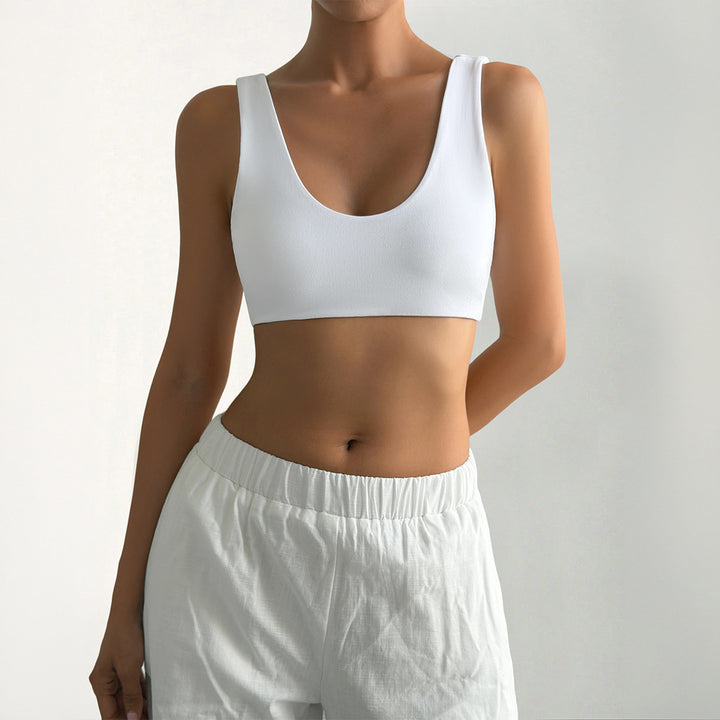 Damen Sport-Bustier mit bequemen breiten Trägern und elastischem Schnitt Echo Archiv