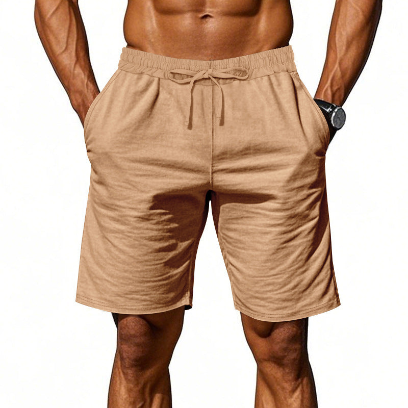 Herren nan lässige Baumwollmix Freizeitshorts mit elastischem Bund und Seitentaschen Echo Archiv