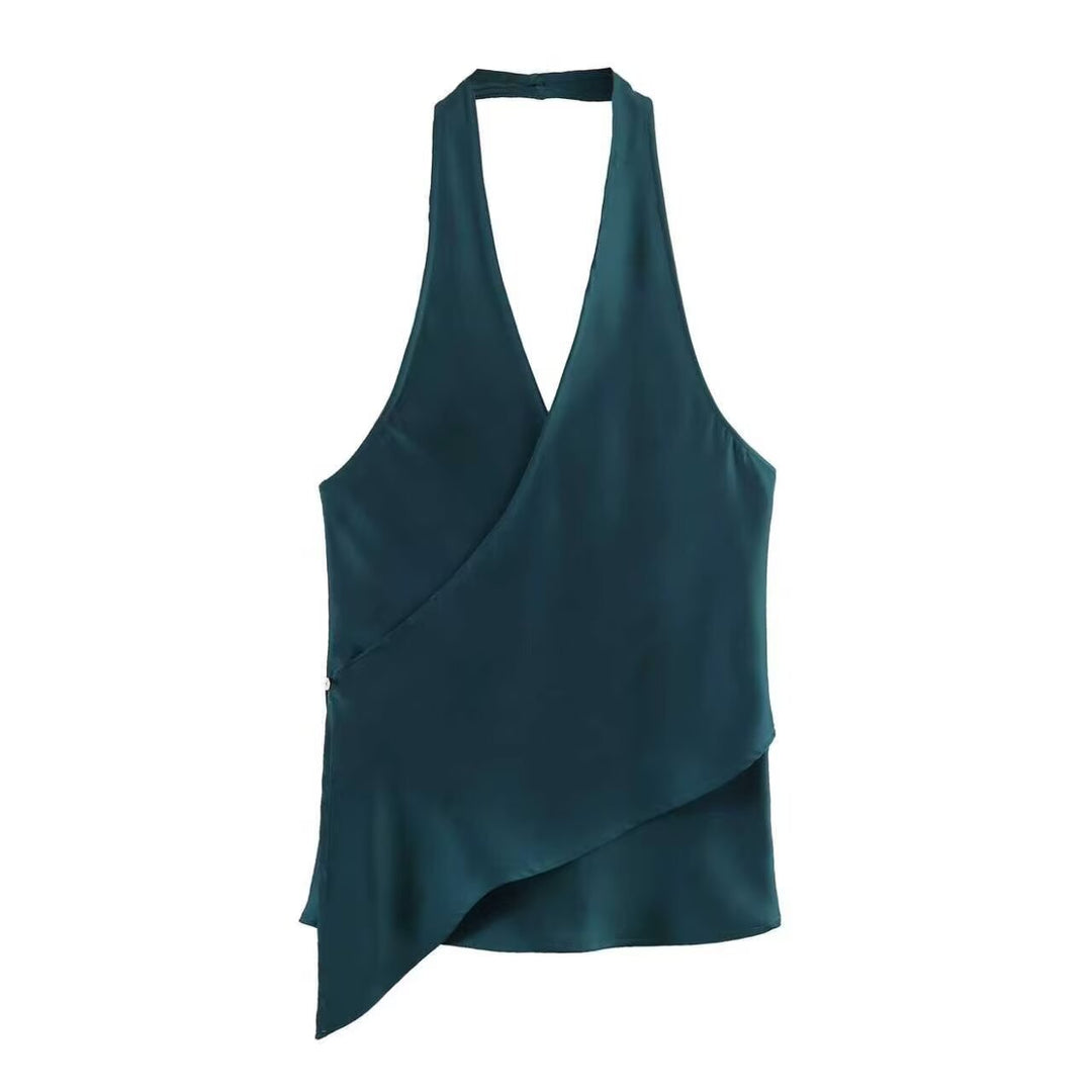 Damen Wickelbluse mit V-Ausschnitt Echo Archiv