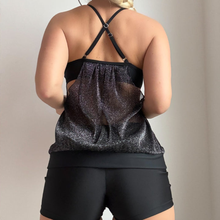 Damen Sportliches Bikini-Top mit funkelndem Design Echo Archiv