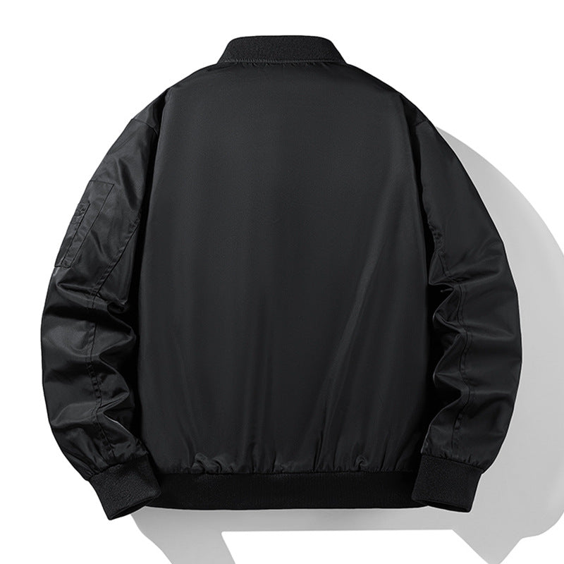 Herren Modische Bomberjacke mit hohem Kragen und praktischen Taschen Echo Archiv