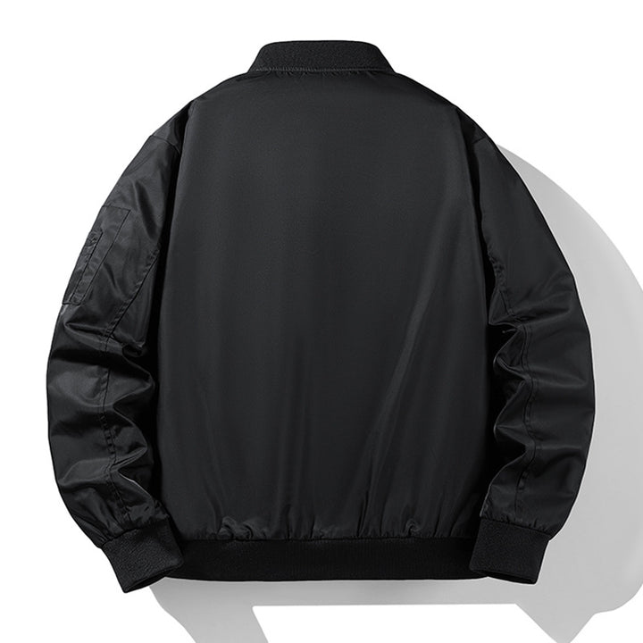 Herren Modische Bomberjacke mit hohem Kragen und praktischen Taschen Echo Archiv