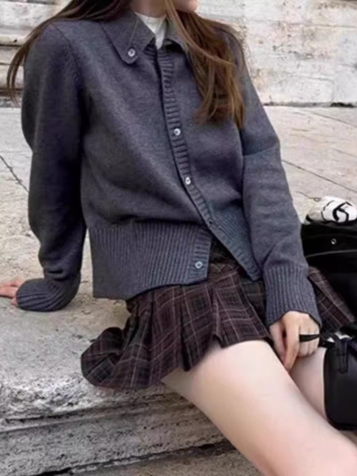 Damen Kurzcardigan mit kastiger Silhouette und extraweicher Kaschmir‑Optik Echoarchiv