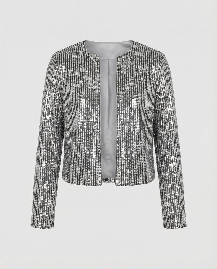 Damen Strickjacke mit Glitzereffekt – Echoarchiv