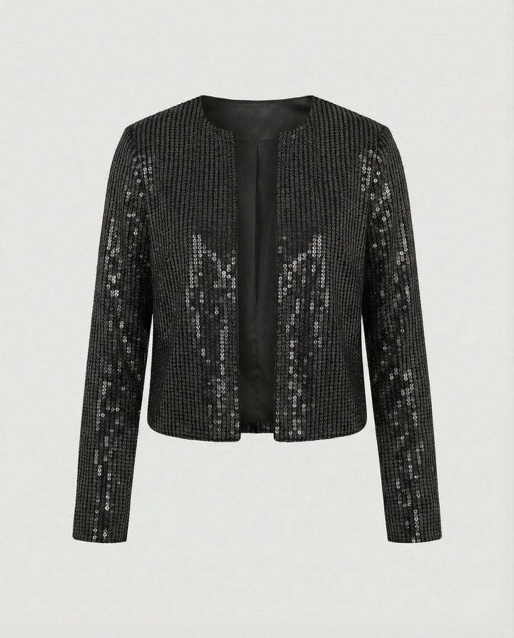 Damen Strickjacke mit Glitzereffekt – Echoarchiv