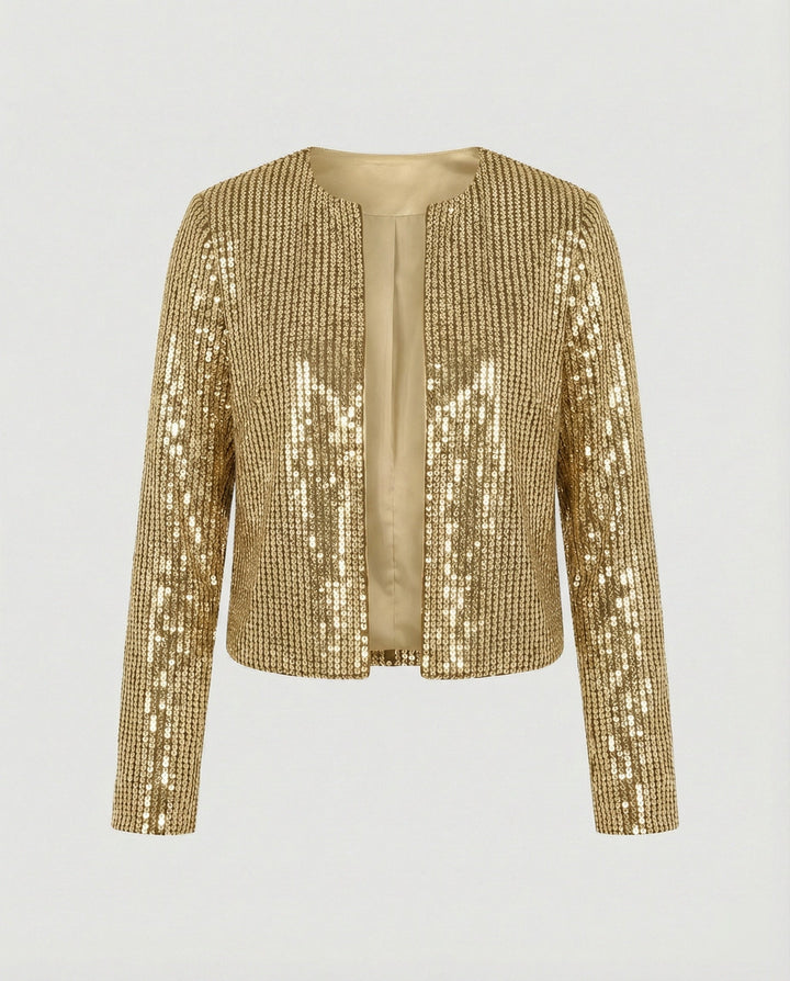 Damen Strickjacke mit Glitzereffekt – Echoarchiv