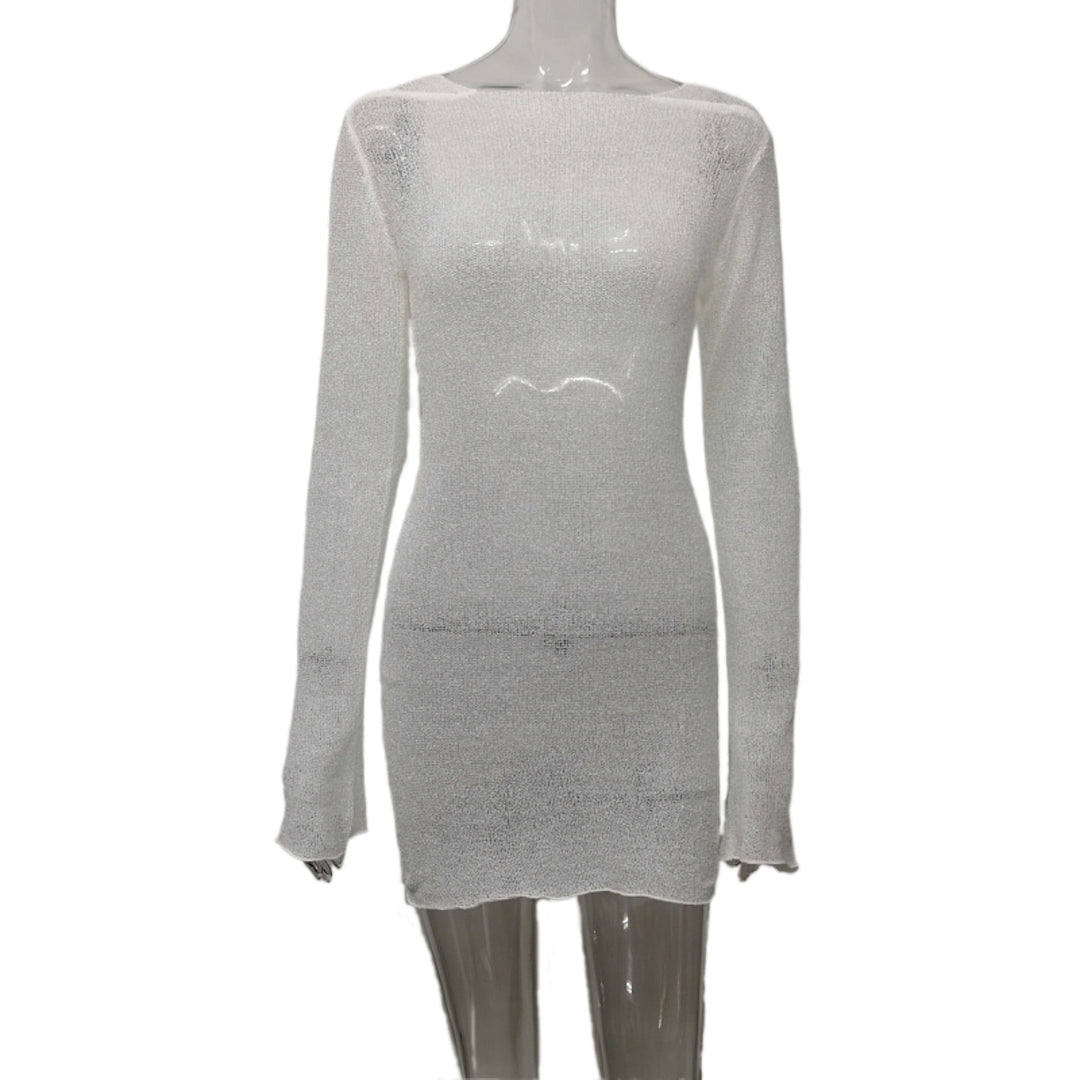 Damen durchscheinendes Häkelkleid Echo Archiv