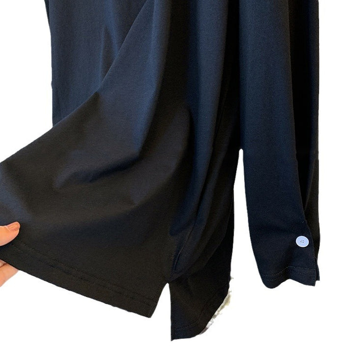 Damen Lässiges Langarmshirt mit modernem Schnitt Echoarchiv